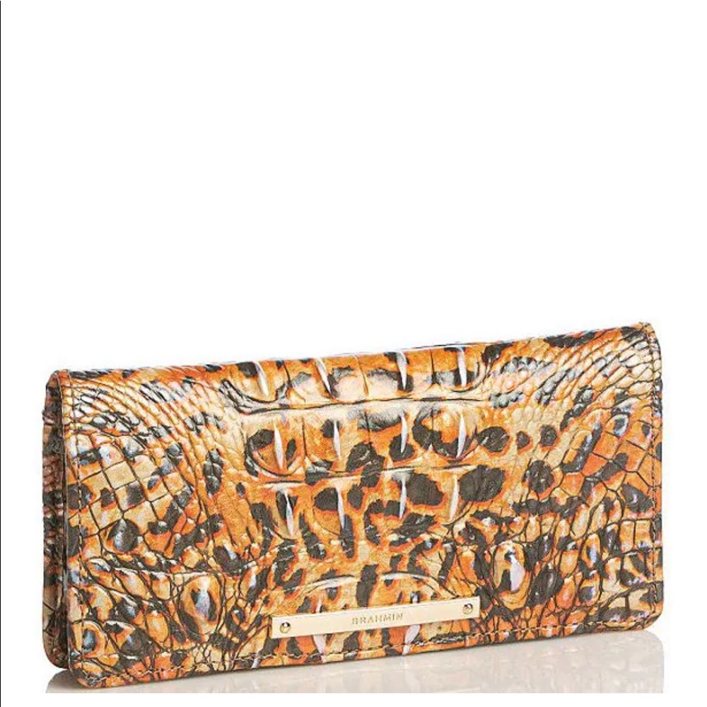 Melbourne Collection Ady Crocodile-Embossed Leather Wallet